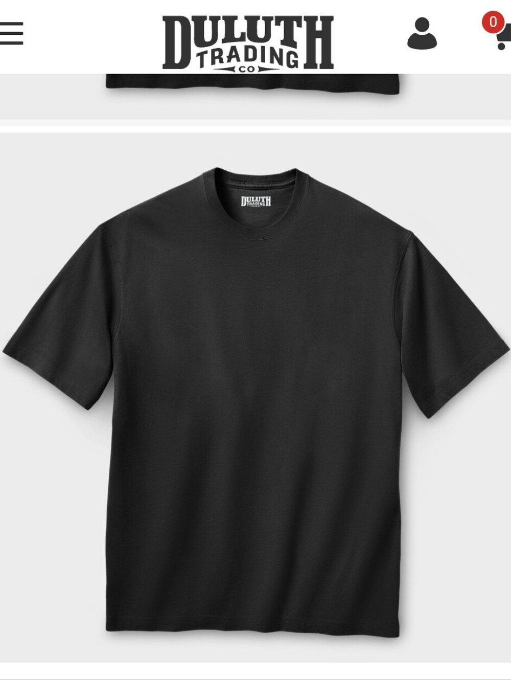 Relaxed Longtail T - Black